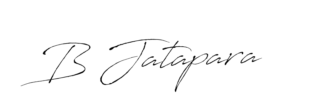 if you are searching for the best signature style for your name B Jatapara. so please give up your signature search. here we have designed multiple signature styles  using Antro_Vectra. B Jatapara signature style 6 images and pictures png