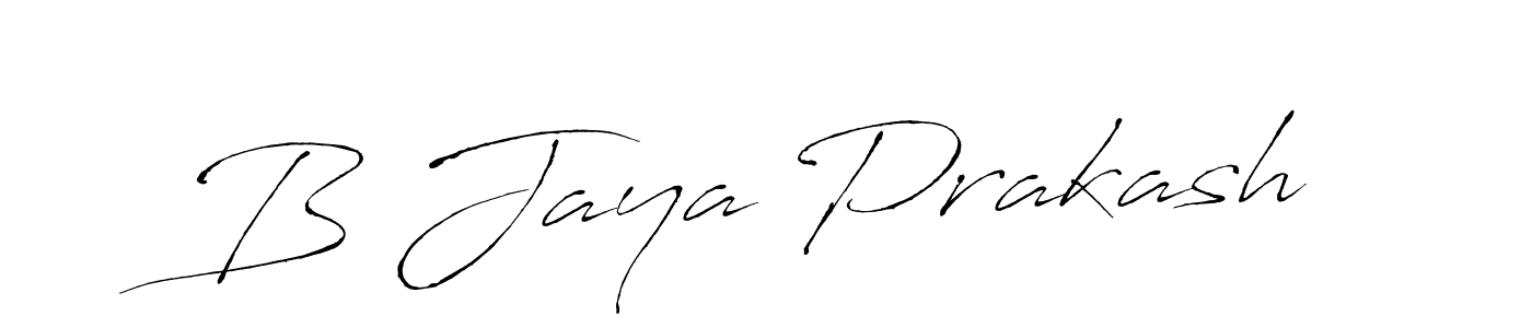 Design your own signature with our free online signature maker. With this signature software, you can create a handwritten (Antro_Vectra) signature for name B Jaya Prakash. B Jaya Prakash signature style 6 images and pictures png