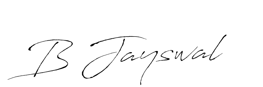 You should practise on your own different ways (Antro_Vectra) to write your name (B Jayswal) in signature. don't let someone else do it for you. B Jayswal signature style 6 images and pictures png