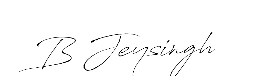 if you are searching for the best signature style for your name B Jeysingh. so please give up your signature search. here we have designed multiple signature styles  using Antro_Vectra. B Jeysingh signature style 6 images and pictures png