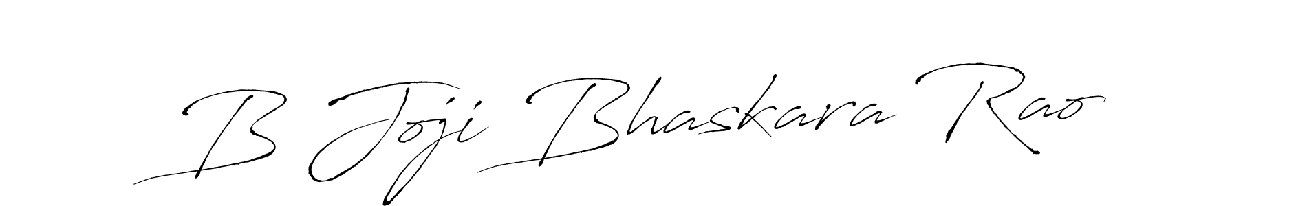 The best way (Antro_Vectra) to make a short signature is to pick only two or three words in your name. The name B Joji Bhaskara Rao include a total of six letters. For converting this name. B Joji Bhaskara Rao signature style 6 images and pictures png