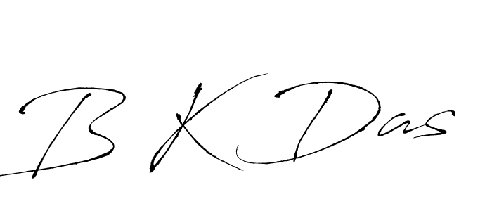 How to make B K Das signature? Antro_Vectra is a professional autograph style. Create handwritten signature for B K Das name. B K Das signature style 6 images and pictures png