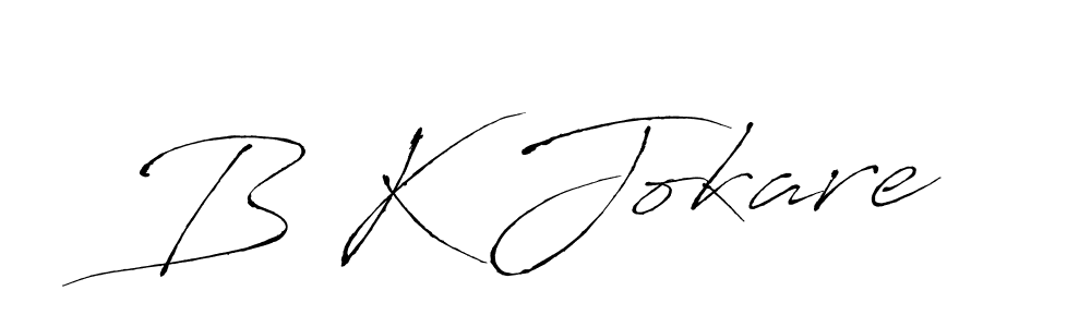 Make a short B K Jokare signature style. Manage your documents anywhere anytime using Antro_Vectra. Create and add eSignatures, submit forms, share and send files easily. B K Jokare signature style 6 images and pictures png