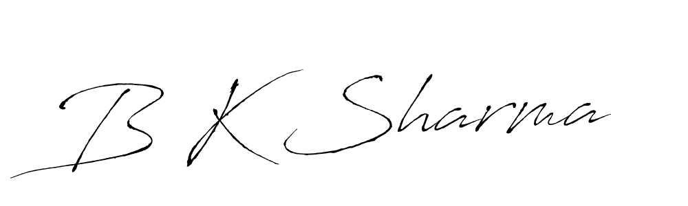 Use a signature maker to create a handwritten signature online. With this signature software, you can design (Antro_Vectra) your own signature for name B K Sharma. B K Sharma signature style 6 images and pictures png