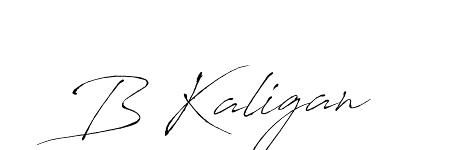 Design your own signature with our free online signature maker. With this signature software, you can create a handwritten (Antro_Vectra) signature for name B Kaligan. B Kaligan signature style 6 images and pictures png