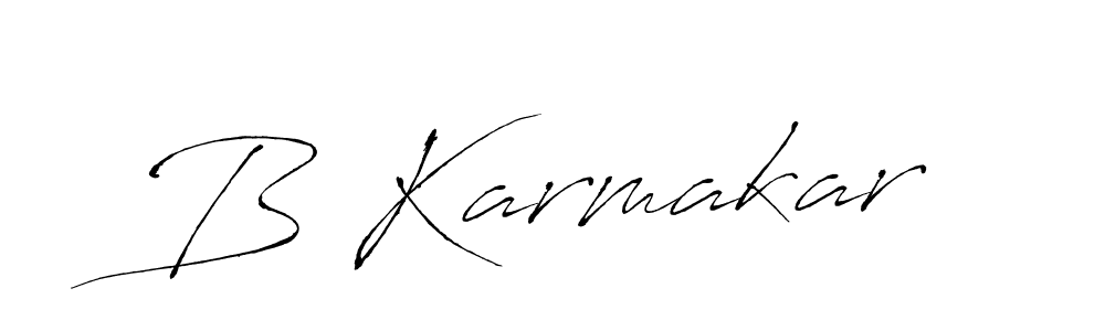 You can use this online signature creator to create a handwritten signature for the name B Karmakar. This is the best online autograph maker. B Karmakar signature style 6 images and pictures png