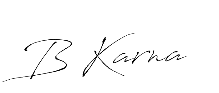 Use a signature maker to create a handwritten signature online. With this signature software, you can design (Antro_Vectra) your own signature for name B Karna. B Karna signature style 6 images and pictures png