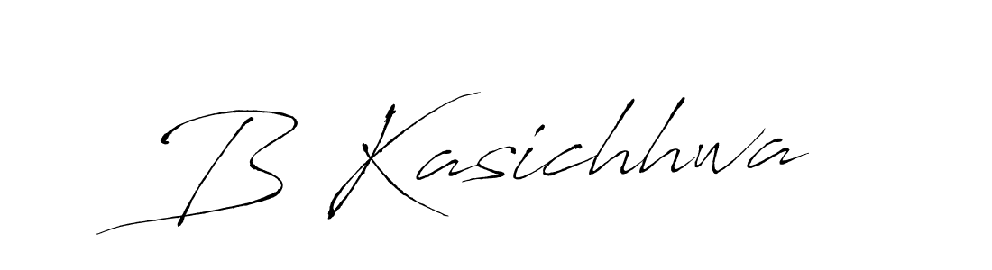 The best way (Antro_Vectra) to make a short signature is to pick only two or three words in your name. The name B Kasichhwa include a total of six letters. For converting this name. B Kasichhwa signature style 6 images and pictures png