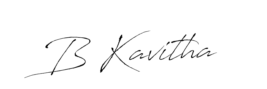 Use a signature maker to create a handwritten signature online. With this signature software, you can design (Antro_Vectra) your own signature for name B Kavitha. B Kavitha signature style 6 images and pictures png
