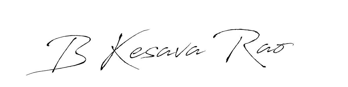 Create a beautiful signature design for name B Kesava Rao. With this signature (Antro_Vectra) fonts, you can make a handwritten signature for free. B Kesava Rao signature style 6 images and pictures png