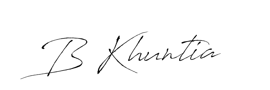 You can use this online signature creator to create a handwritten signature for the name B Khuntia. This is the best online autograph maker. B Khuntia signature style 6 images and pictures png
