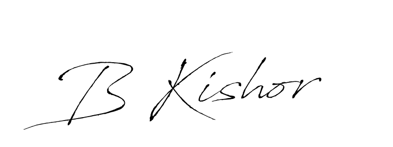 Antro_Vectra is a professional signature style that is perfect for those who want to add a touch of class to their signature. It is also a great choice for those who want to make their signature more unique. Get B Kishor name to fancy signature for free. B Kishor signature style 6 images and pictures png