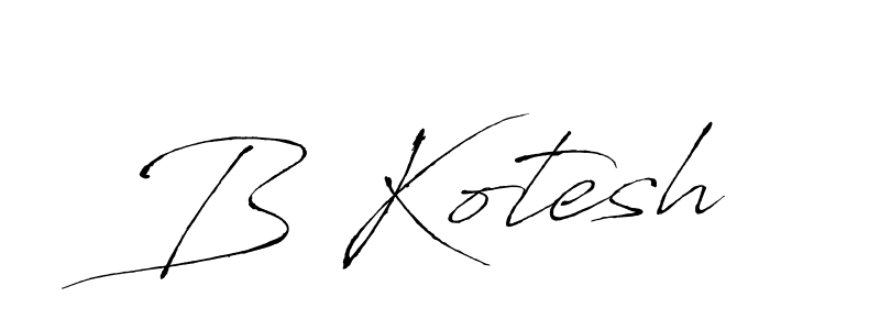 How to Draw B Kotesh signature style? Antro_Vectra is a latest design signature styles for name B Kotesh. B Kotesh signature style 6 images and pictures png