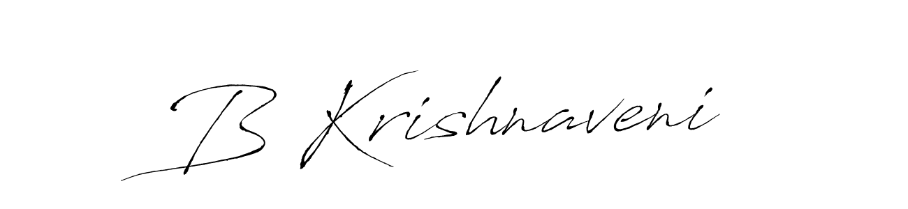 Make a beautiful signature design for name B Krishnaveni. Use this online signature maker to create a handwritten signature for free. B Krishnaveni signature style 6 images and pictures png