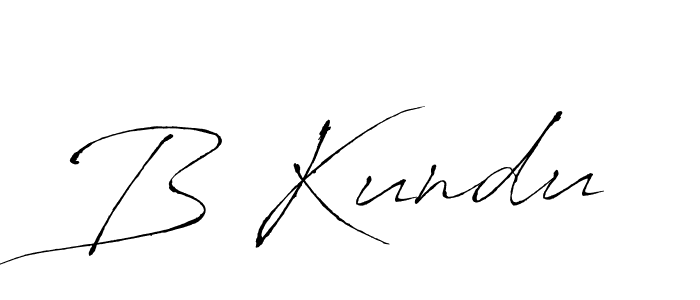 Antro_Vectra is a professional signature style that is perfect for those who want to add a touch of class to their signature. It is also a great choice for those who want to make their signature more unique. Get B Kundu name to fancy signature for free. B Kundu signature style 6 images and pictures png