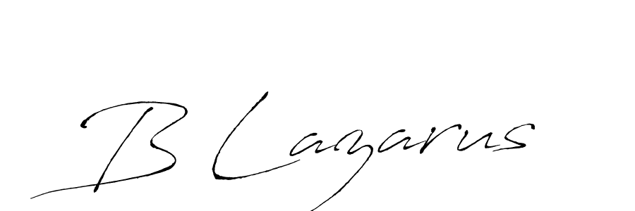 Make a beautiful signature design for name B Lazarus. With this signature (Antro_Vectra) style, you can create a handwritten signature for free. B Lazarus signature style 6 images and pictures png