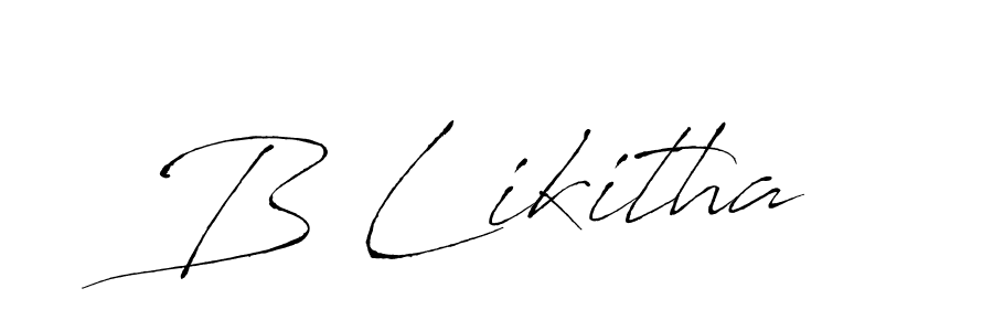 It looks lik you need a new signature style for name B Likitha. Design unique handwritten (Antro_Vectra) signature with our free signature maker in just a few clicks. B Likitha signature style 6 images and pictures png