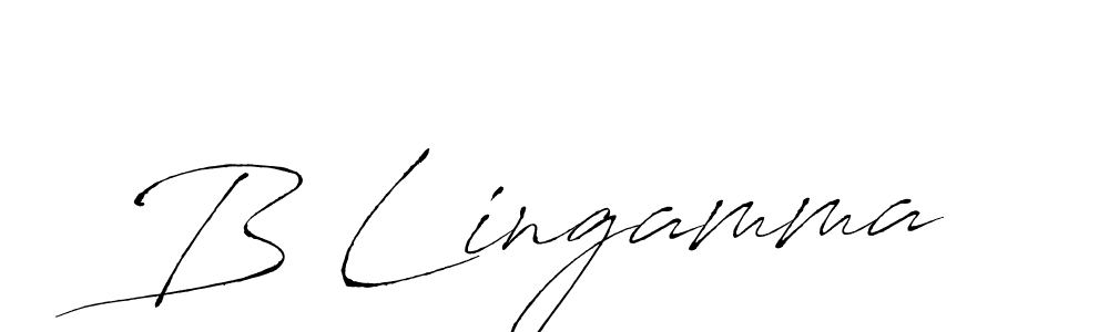 Make a beautiful signature design for name B Lingamma. With this signature (Antro_Vectra) style, you can create a handwritten signature for free. B Lingamma signature style 6 images and pictures png