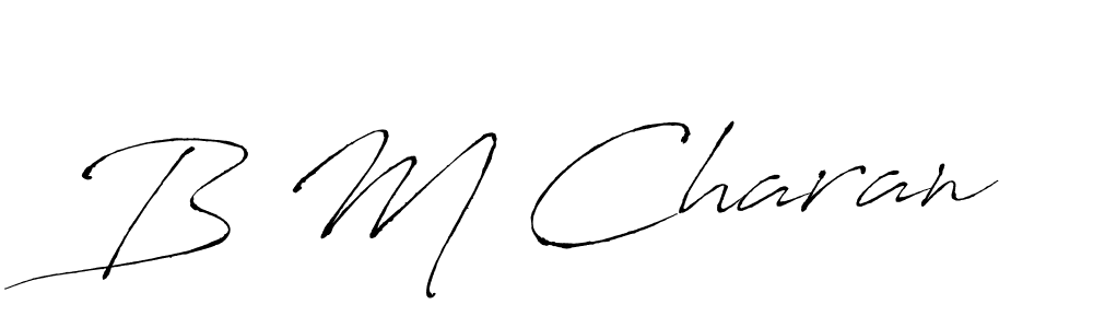 Also You can easily find your signature by using the search form. We will create B M Charan name handwritten signature images for you free of cost using Antro_Vectra sign style. B M Charan signature style 6 images and pictures png