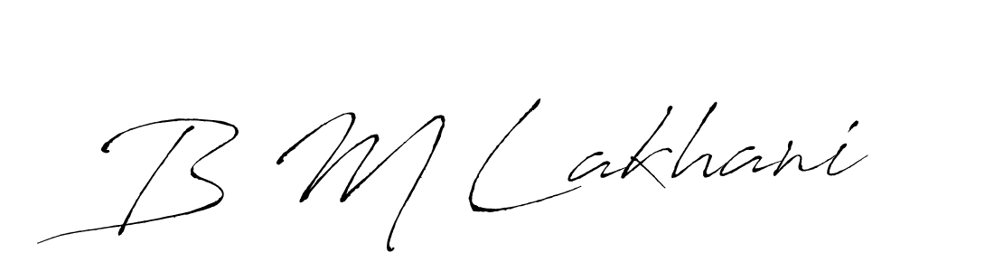 Similarly Antro_Vectra is the best handwritten signature design. Signature creator online .You can use it as an online autograph creator for name B M Lakhani. B M Lakhani signature style 6 images and pictures png