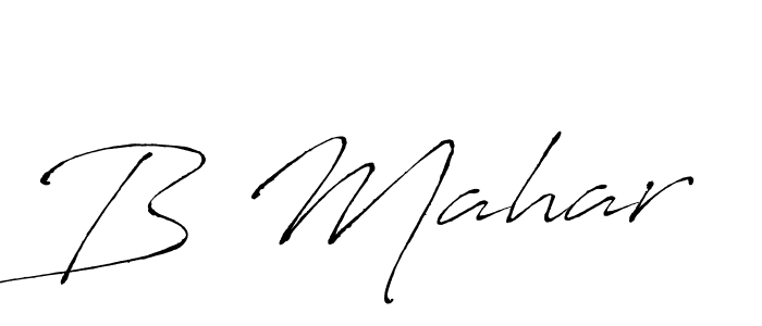 It looks lik you need a new signature style for name B Mahar. Design unique handwritten (Antro_Vectra) signature with our free signature maker in just a few clicks. B Mahar signature style 6 images and pictures png