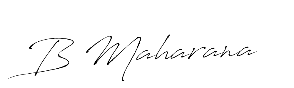 Also we have B Maharana name is the best signature style. Create professional handwritten signature collection using Antro_Vectra autograph style. B Maharana signature style 6 images and pictures png