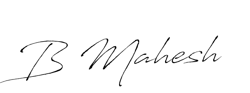 The best way (Antro_Vectra) to make a short signature is to pick only two or three words in your name. The name B Mahesh include a total of six letters. For converting this name. B Mahesh signature style 6 images and pictures png