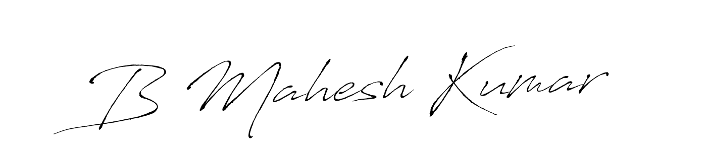 You should practise on your own different ways (Antro_Vectra) to write your name (B Mahesh Kumar) in signature. don't let someone else do it for you. B Mahesh Kumar signature style 6 images and pictures png