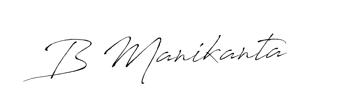 You should practise on your own different ways (Antro_Vectra) to write your name (B Manikanta) in signature. don't let someone else do it for you. B Manikanta signature style 6 images and pictures png