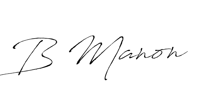 Once you've used our free online signature maker to create your best signature Antro_Vectra style, it's time to enjoy all of the benefits that B Manon name signing documents. B Manon signature style 6 images and pictures png
