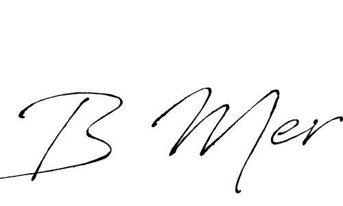 Best and Professional Signature Style for B Mer. Antro_Vectra Best Signature Style Collection. B Mer signature style 6 images and pictures png