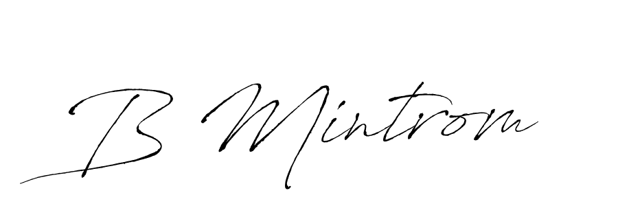 You can use this online signature creator to create a handwritten signature for the name B Mintrom. This is the best online autograph maker. B Mintrom signature style 6 images and pictures png