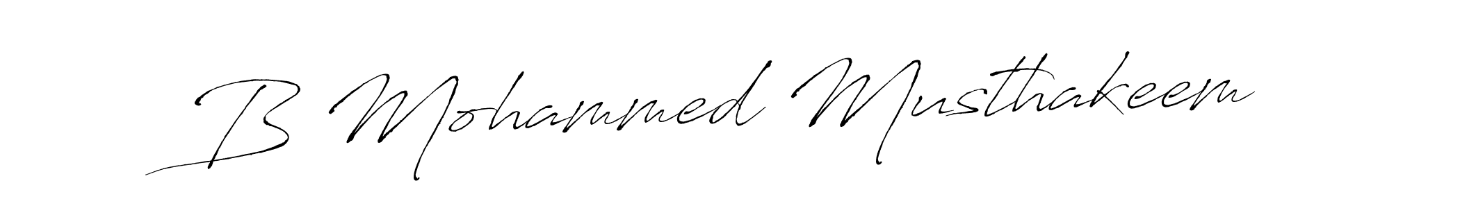 This is the best signature style for the B Mohammed Musthakeem name. Also you like these signature font (Antro_Vectra). Mix name signature. B Mohammed Musthakeem signature style 6 images and pictures png
