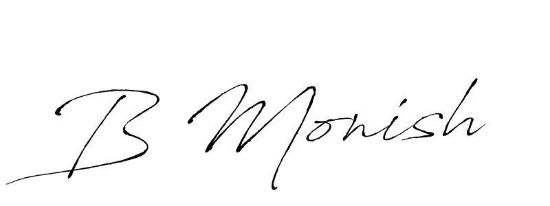 See photos of B Monish official signature by Spectra . Check more albums & portfolios. Read reviews & check more about Antro_Vectra font. B Monish signature style 6 images and pictures png
