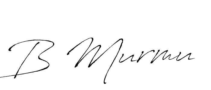 How to Draw B Murmu signature style? Antro_Vectra is a latest design signature styles for name B Murmu. B Murmu signature style 6 images and pictures png