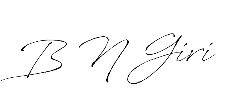 Also You can easily find your signature by using the search form. We will create B N Giri name handwritten signature images for you free of cost using Antro_Vectra sign style. B N Giri signature style 6 images and pictures png