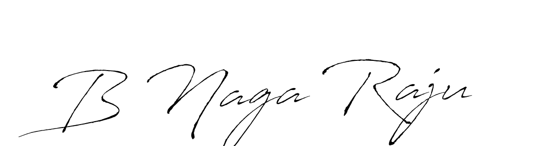 How to make B Naga Raju name signature. Use Antro_Vectra style for creating short signs online. This is the latest handwritten sign. B Naga Raju signature style 6 images and pictures png