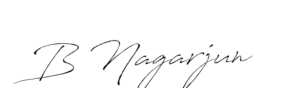 You should practise on your own different ways (Antro_Vectra) to write your name (B Nagarjun) in signature. don't let someone else do it for you. B Nagarjun signature style 6 images and pictures png