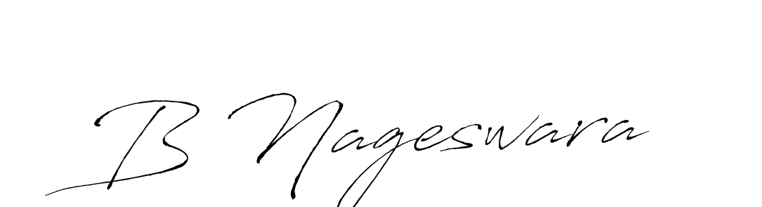 Use a signature maker to create a handwritten signature online. With this signature software, you can design (Antro_Vectra) your own signature for name B Nageswara. B Nageswara signature style 6 images and pictures png