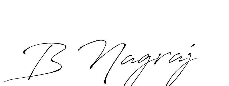 B Nagraj stylish signature style. Best Handwritten Sign (Antro_Vectra) for my name. Handwritten Signature Collection Ideas for my name B Nagraj. B Nagraj signature style 6 images and pictures png