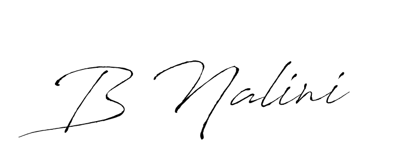 Also we have B Nalini name is the best signature style. Create professional handwritten signature collection using Antro_Vectra autograph style. B Nalini signature style 6 images and pictures png
