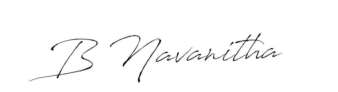 Antro_Vectra is a professional signature style that is perfect for those who want to add a touch of class to their signature. It is also a great choice for those who want to make their signature more unique. Get B Navanitha name to fancy signature for free. B Navanitha signature style 6 images and pictures png