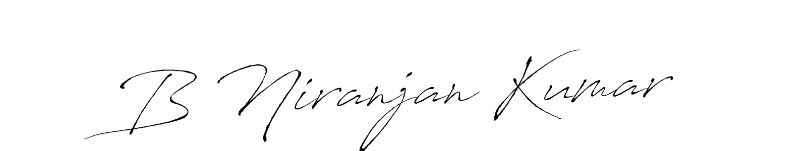 Also You can easily find your signature by using the search form. We will create B Niranjan Kumar name handwritten signature images for you free of cost using Antro_Vectra sign style. B Niranjan Kumar signature style 6 images and pictures png