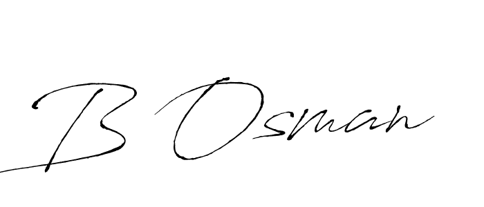 Best and Professional Signature Style for B Osman. Antro_Vectra Best Signature Style Collection. B Osman signature style 6 images and pictures png