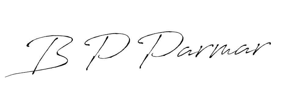 Antro_Vectra is a professional signature style that is perfect for those who want to add a touch of class to their signature. It is also a great choice for those who want to make their signature more unique. Get B P Parmar name to fancy signature for free. B P Parmar signature style 6 images and pictures png