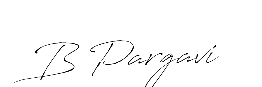 Make a beautiful signature design for name B Pargavi. With this signature (Antro_Vectra) style, you can create a handwritten signature for free. B Pargavi signature style 6 images and pictures png