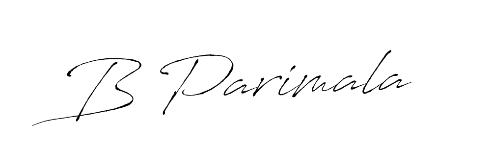 How to make B Parimala signature? Antro_Vectra is a professional autograph style. Create handwritten signature for B Parimala name. B Parimala signature style 6 images and pictures png