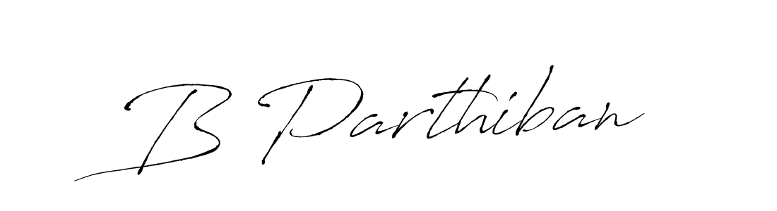 if you are searching for the best signature style for your name B Parthiban. so please give up your signature search. here we have designed multiple signature styles  using Antro_Vectra. B Parthiban signature style 6 images and pictures png