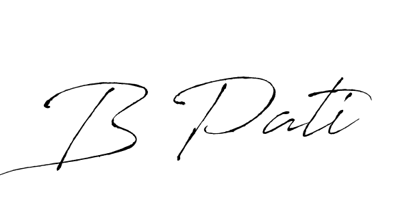 Make a short B Pati signature style. Manage your documents anywhere anytime using Antro_Vectra. Create and add eSignatures, submit forms, share and send files easily. B Pati signature style 6 images and pictures png