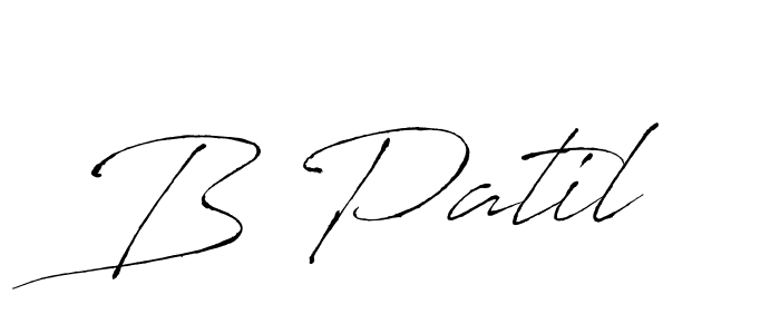 You should practise on your own different ways (Antro_Vectra) to write your name (B Patil) in signature. don't let someone else do it for you. B Patil signature style 6 images and pictures png